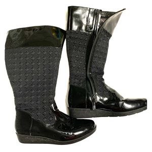 Cole Haan Nike Air waterproof black boots size 10